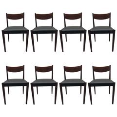 Set of Eight Poul Volther Teak Dining Chairs by Frem Rojile