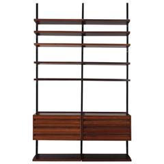 Osvaldo Borsani Wall Unit in Teak for Tecno