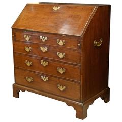 Antique George III Mahogany Bureau