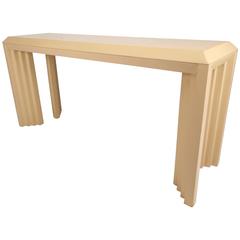 Mid-Century Modern Lacquered Console Table by Lane Furniture Company 9
