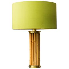 Table Lamp "Bamboo" Attributed to Gabriella Crespi, Italy, circa 1970 9