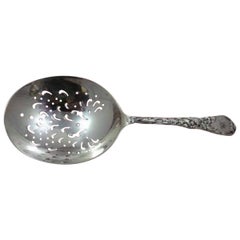 Chrysanthemum by Tiffany & Co Sterling Silver Pierced Cocktail Spoon, Rare Piece