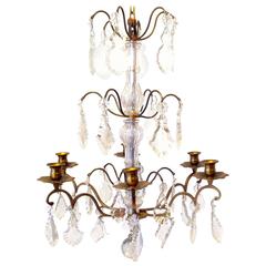 Antique French Crystal Chandelier