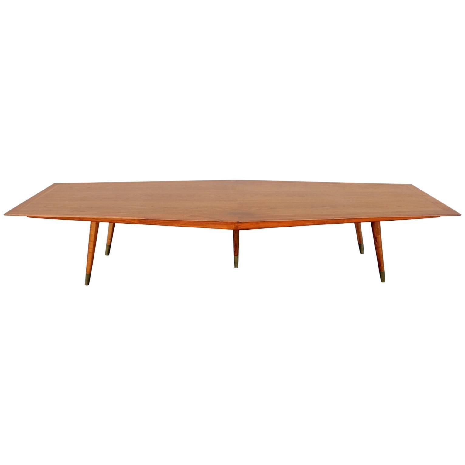Mid-Century Modern 12 Foot Conference Table by Stow-Davis, circa 1958