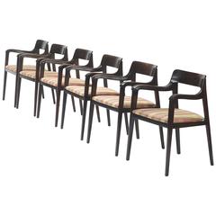 Set of Six Riemerschmid Chairs Model 4797 by Edward Wormley for Dunbar