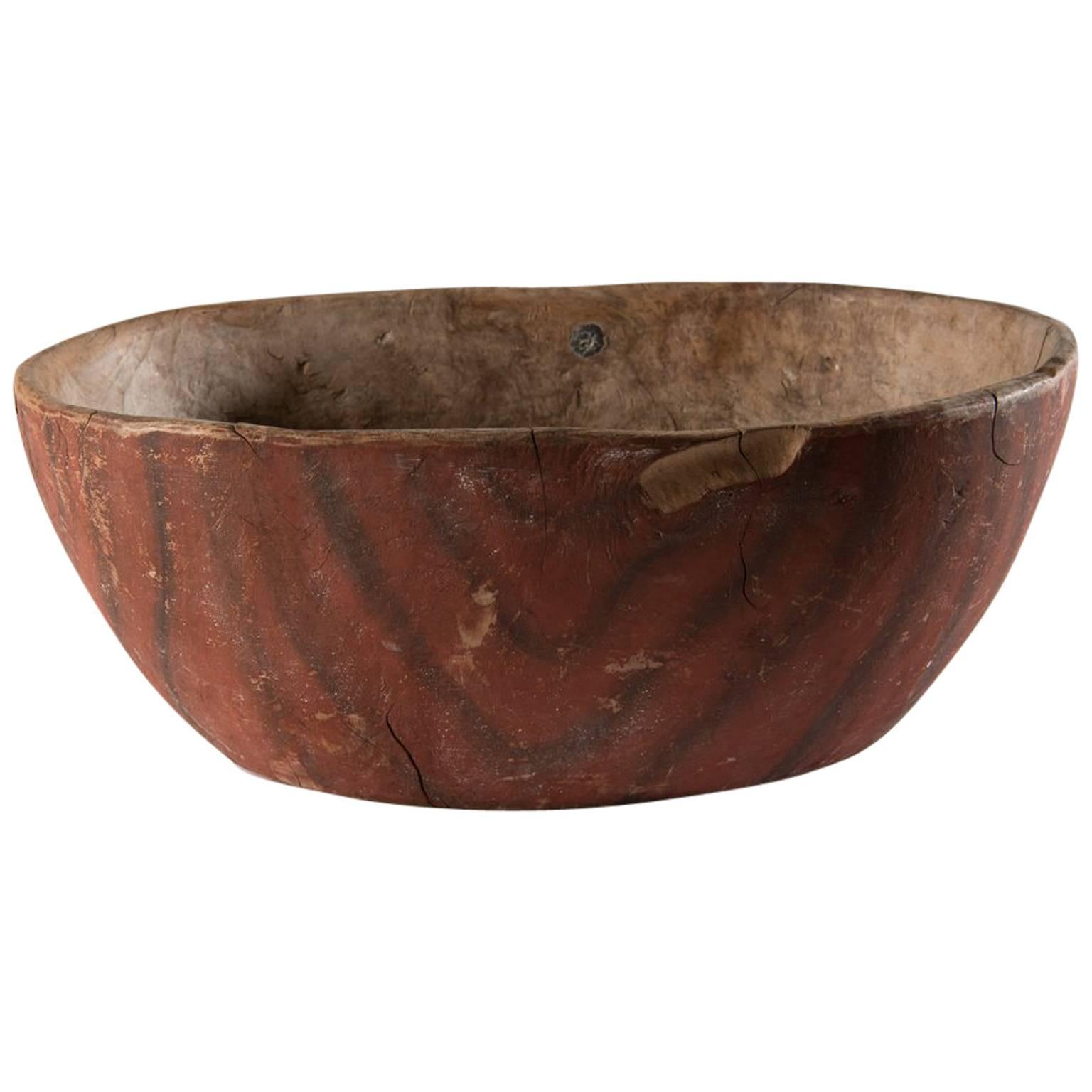 Swedish Root Bowl from the 19th Century