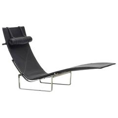 Chaise longue, Model PK24 by Poul Kjaerholm for Fritz Hansen