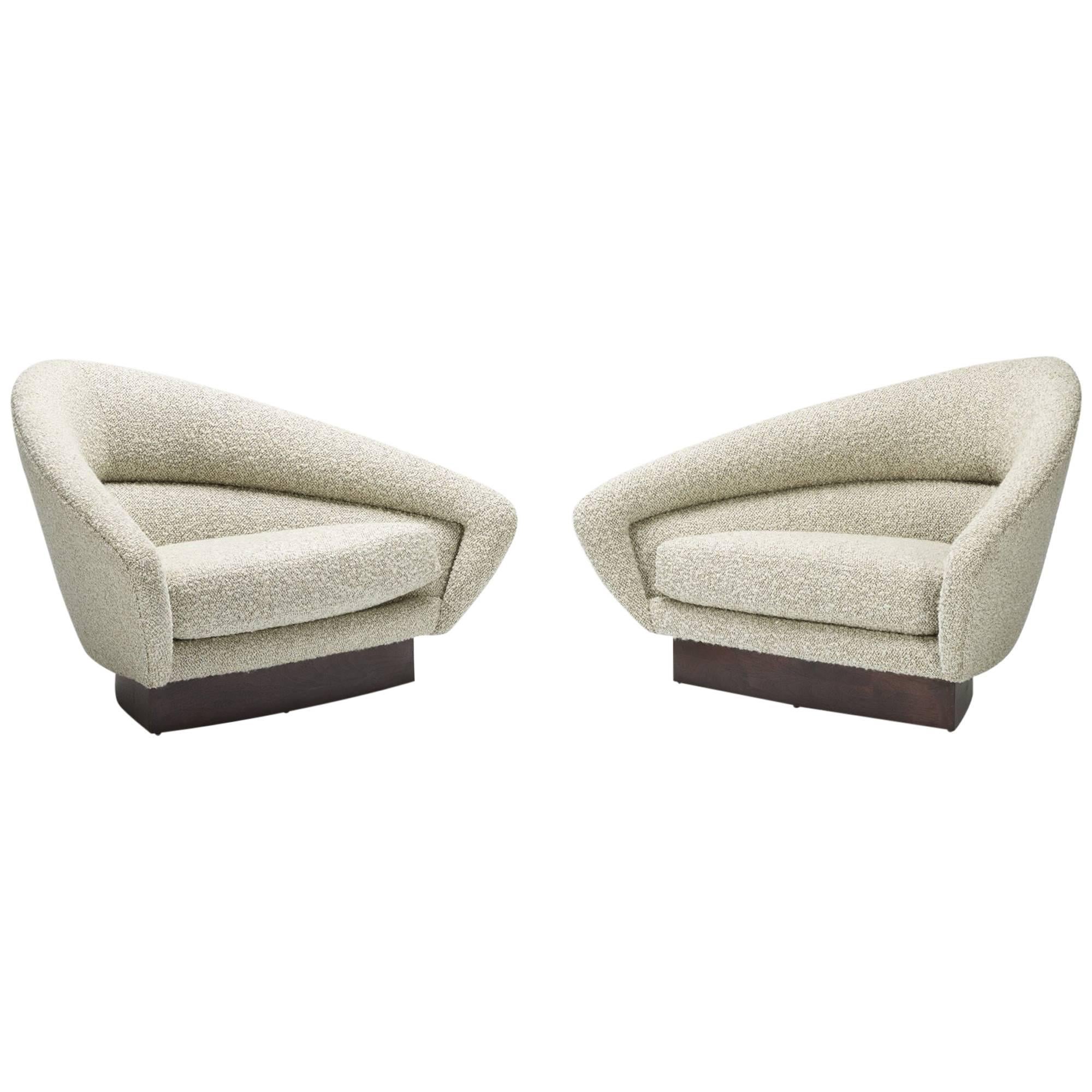 Pair of Lounge Chairs by Adrian Pearsall for Craft Associates