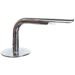 Ingo Maurer Design GULP Chrome Tube Desk Lamp 1960s