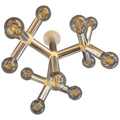 Fantastic Atomic Chandelier by Robert Hausmann, 1960