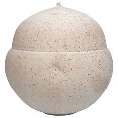 Handsome Vessel in Speckled Matte Glaze by Ceramic Artist, Jeffrey Loura, 2016 9