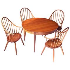 Used Signed Cherrywood Dining Set by Thomas Moser Cabinetmakers, 1985-1986