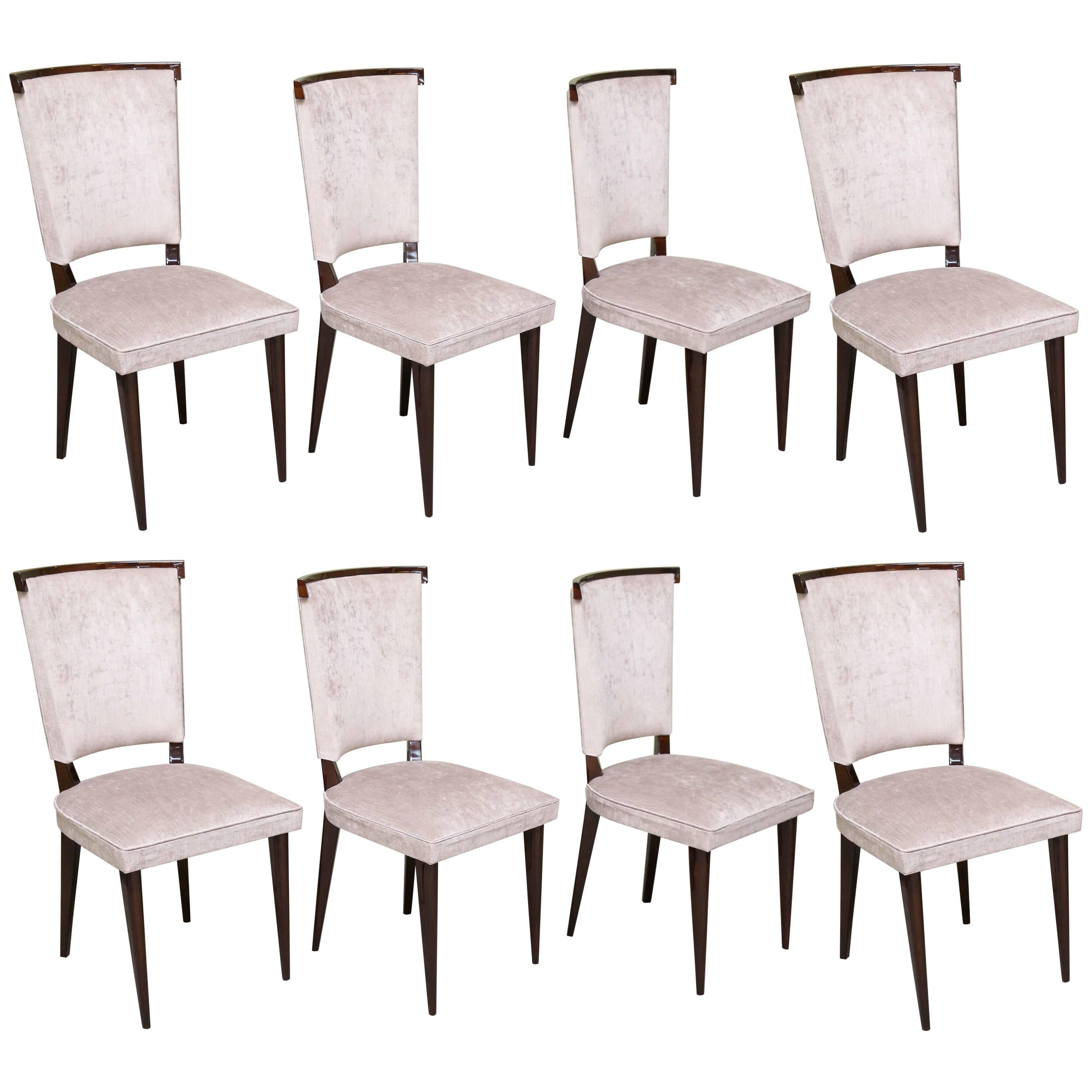Set of French Eight Dinning Chairs