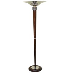 Vintage Art Deco French Torchiere/Floor Lamp