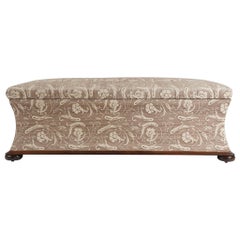 Antique Hassock Storage Bench or Ottoman, England, circa 1850