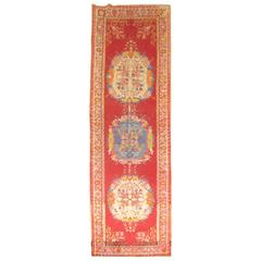 Vintage Oushak Runner 5