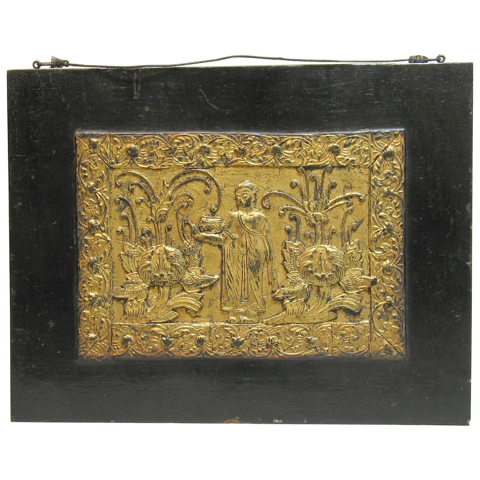 Two Panels from a Buddhist Sadaik Manuscript Chest, Burma, Circa 1790-1850