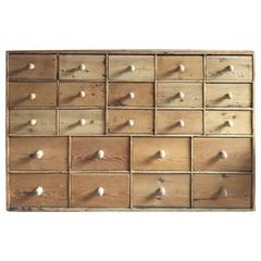 Antique Haberdashery Chest of Drawers Shop Pine, Victorian, 19th Century