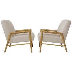 Pair of Lounge Chairs by Leslie Diamond