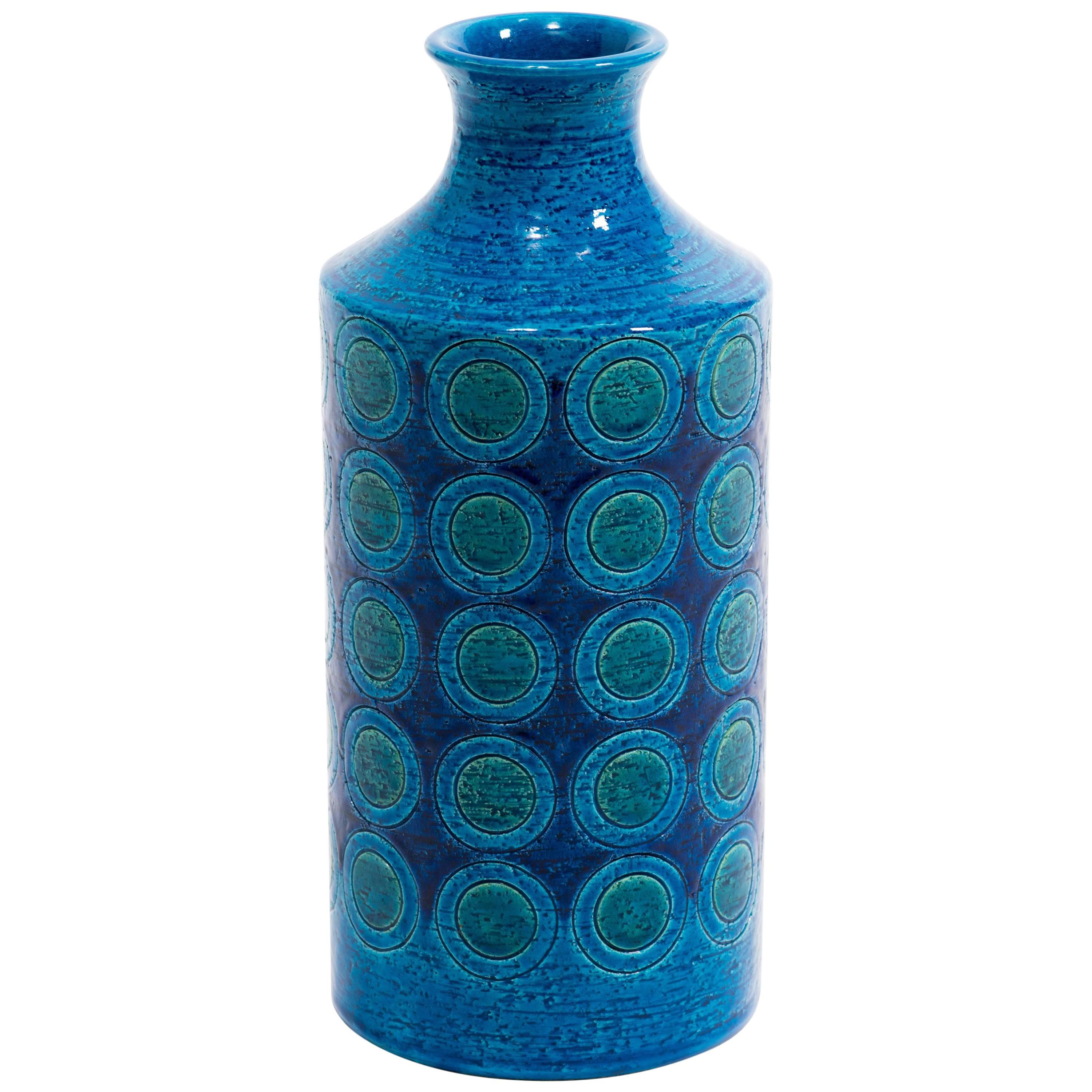 Italian Ceramic Vase Bitossi for Rosenthal Netter