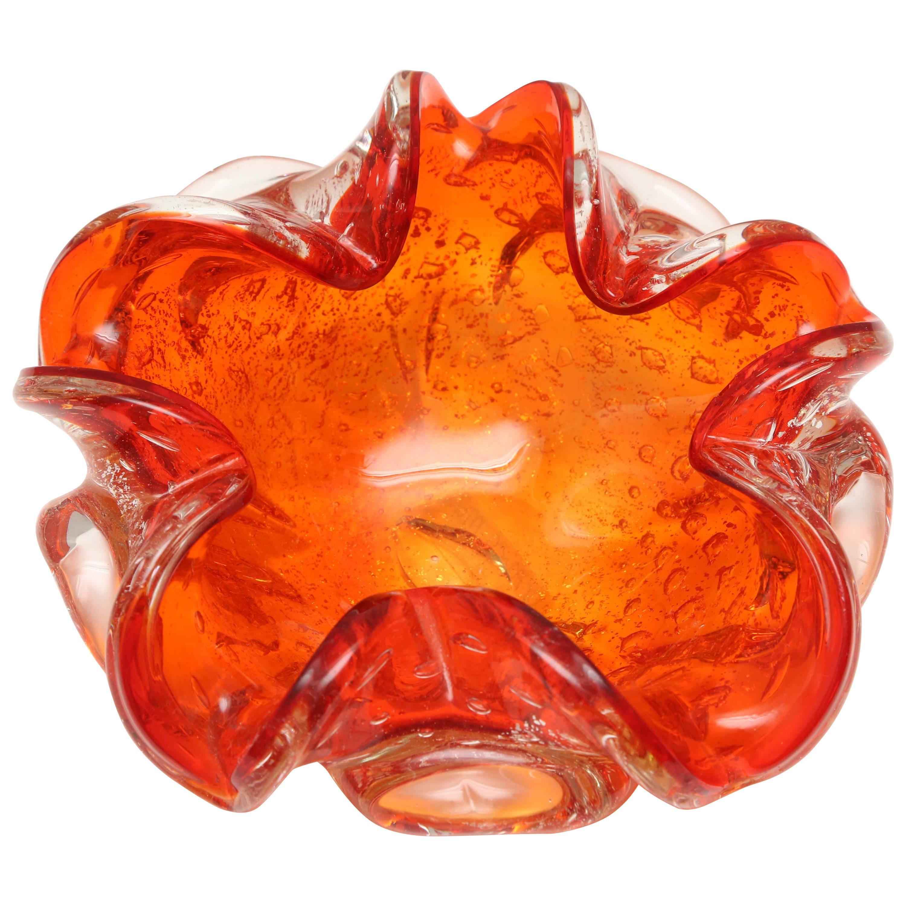 Murano Glass Candy Dish or Bowl, 1960s, Italy