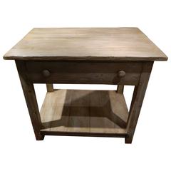Polychrome Side or Coffee Table with a Single Drawer, Mid-20th Century 5