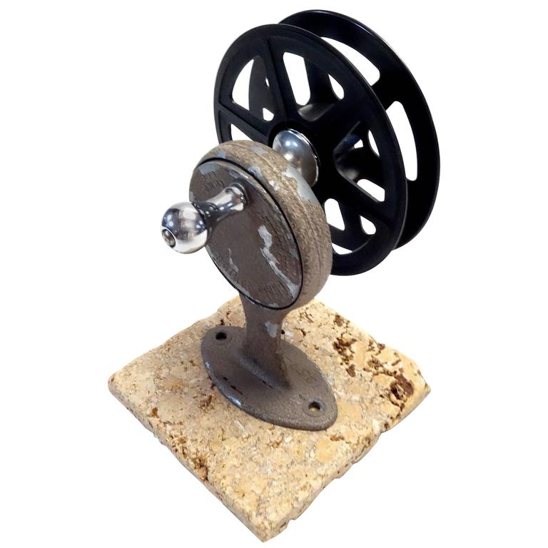 100' Mounted 16mm Film Rewinder Used for Film Editing, circa Mid20th