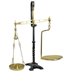 Antique 18th Century Brass Balance Scale
