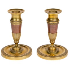 Elegant Pair of Directoire Candelabras