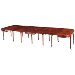Regency Period Mahogany Extending Dining Table 8