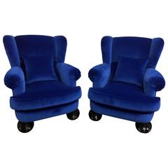 20th Century Fine Armchairs , Italy , circa 1950 12