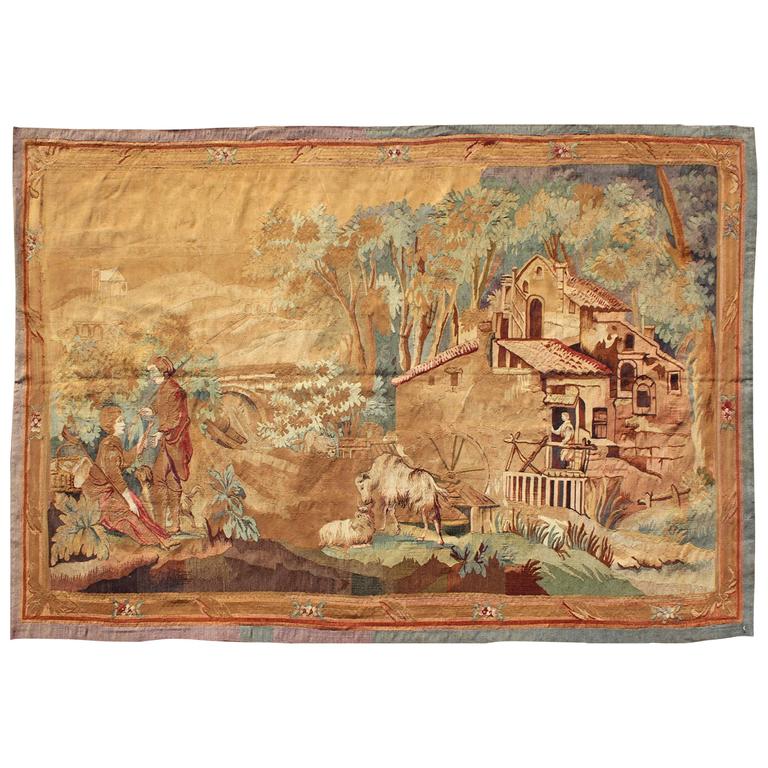Antique French Tapestry For Sale at 1stdibs