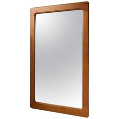 Mid-Century Danish Teak Mirror by Pedersen & Hansen 6