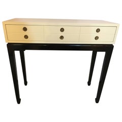 Tommi Parzinger Style Hollywood Regency Fashioned Console or Sofa Table