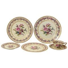 Rosenthal Porcelain Sixty-Four Piece Part Dinner Service Vienna Pattern