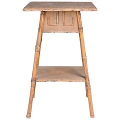 Early 20th Century Bamboo Plant Stand Early 20th Century Bamboo Plant Stand