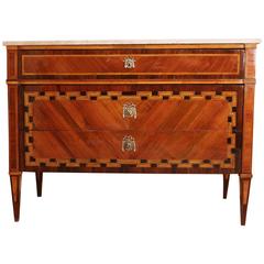Italian Late-18th Century Marble-Top Desk-Commode, circa 1780