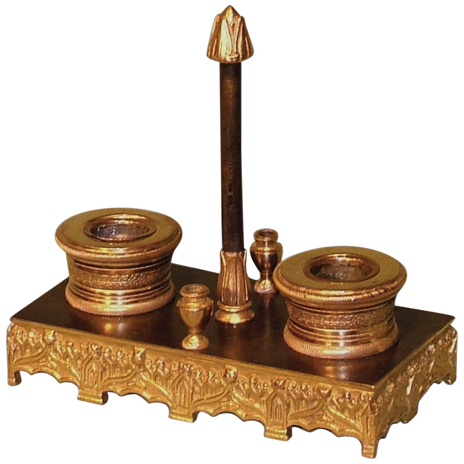 Early 19th Century Bronze and Ormolu Pentray