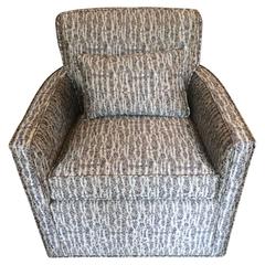 Smashing Swivel Donghia Club Chair