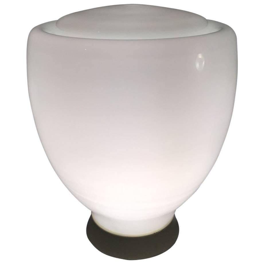 Claudio Salocchi big glass Table Lamp Lumenform, 1968 For Sale