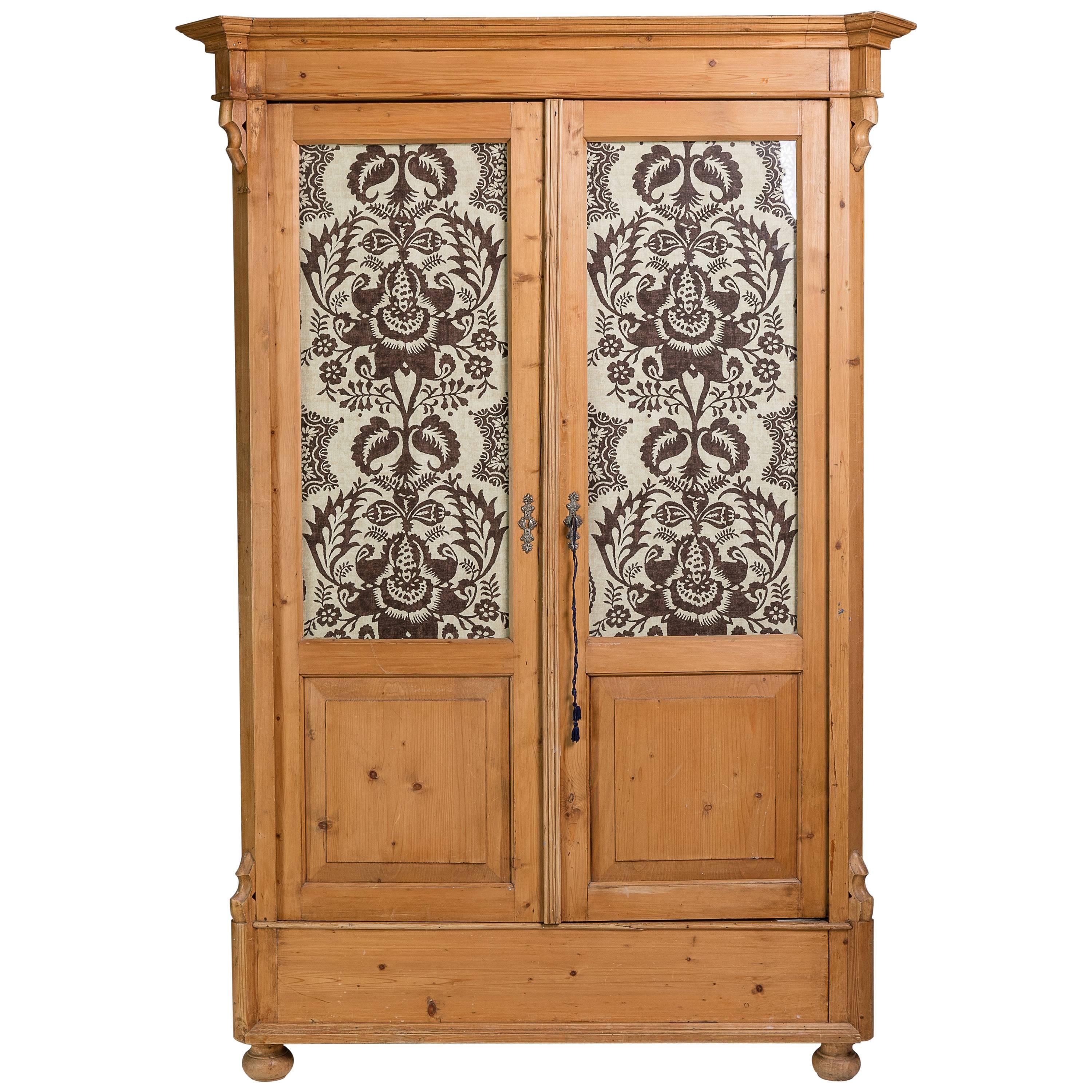 Pine Armoire, English, 19th Century