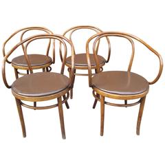 Four Thonet 209 Chairs