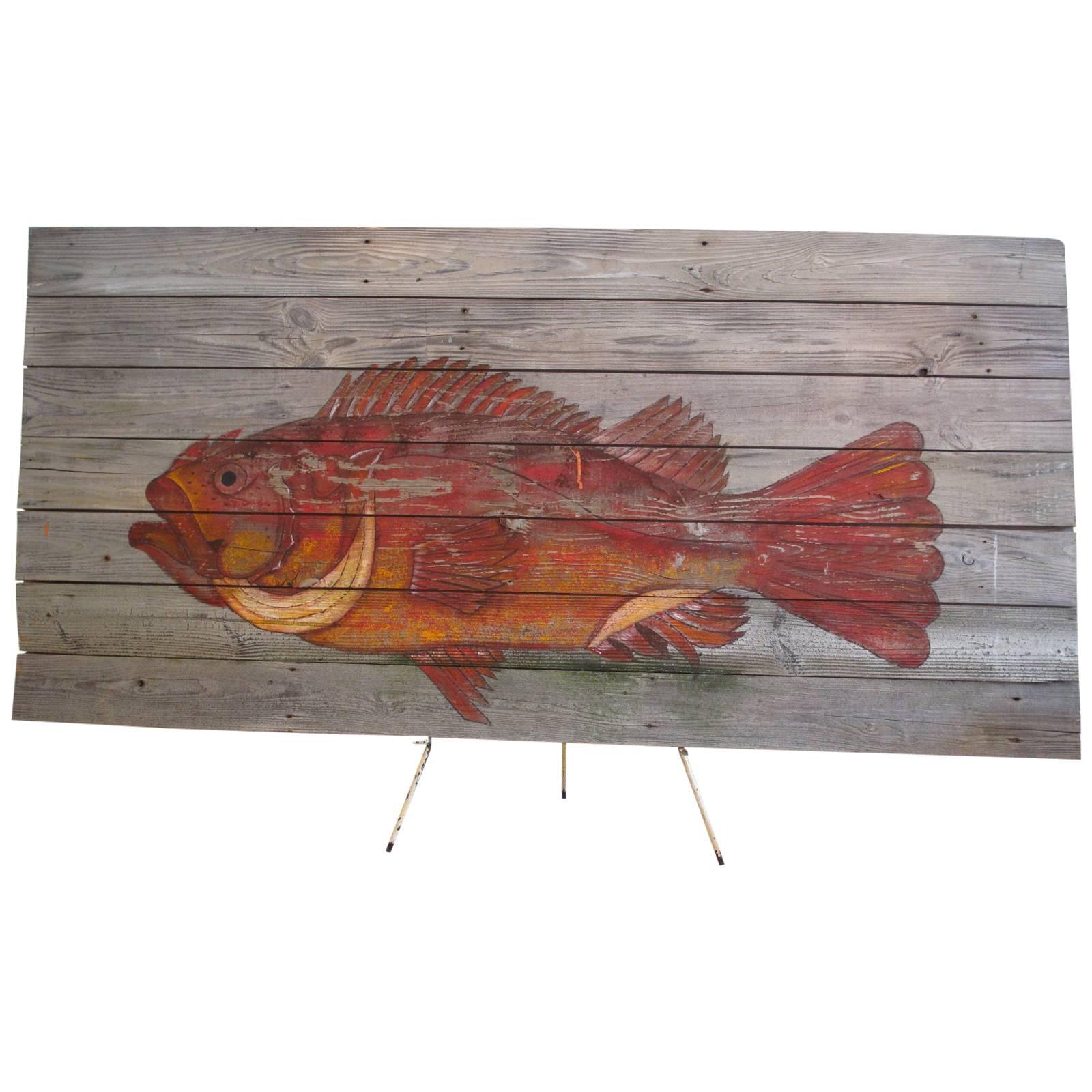Large Scale Fish Sign