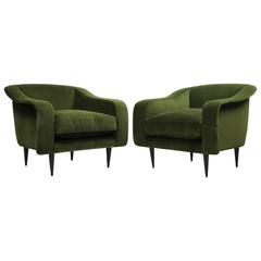 Pair of Brazilian Modern Lounge Chairs by Joaquim Tenreiro 2