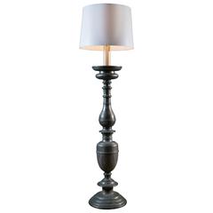 Flemish Style Nickel Floor Lamp from Belgium