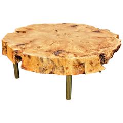 Italian Coffee Table by Gimo Fero in Style of Gorge Nakashima