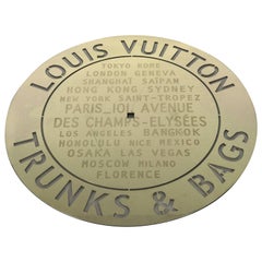 Louis Vuitton Store Plaque