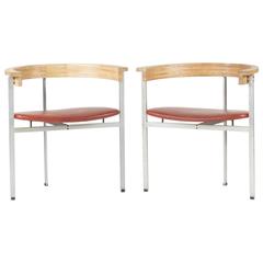 Pair of “PK 11” Armchairs by Poul Kjaerholm 8