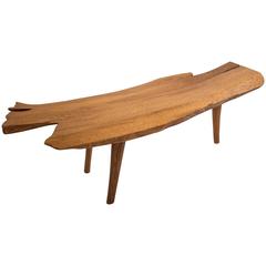 Unique Signed Bog Oak Bench by Jörg Pietschmann 2