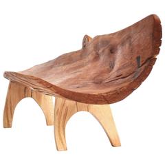 Unique Signed Bog Oak Bench by Jörg Pietschmann 3